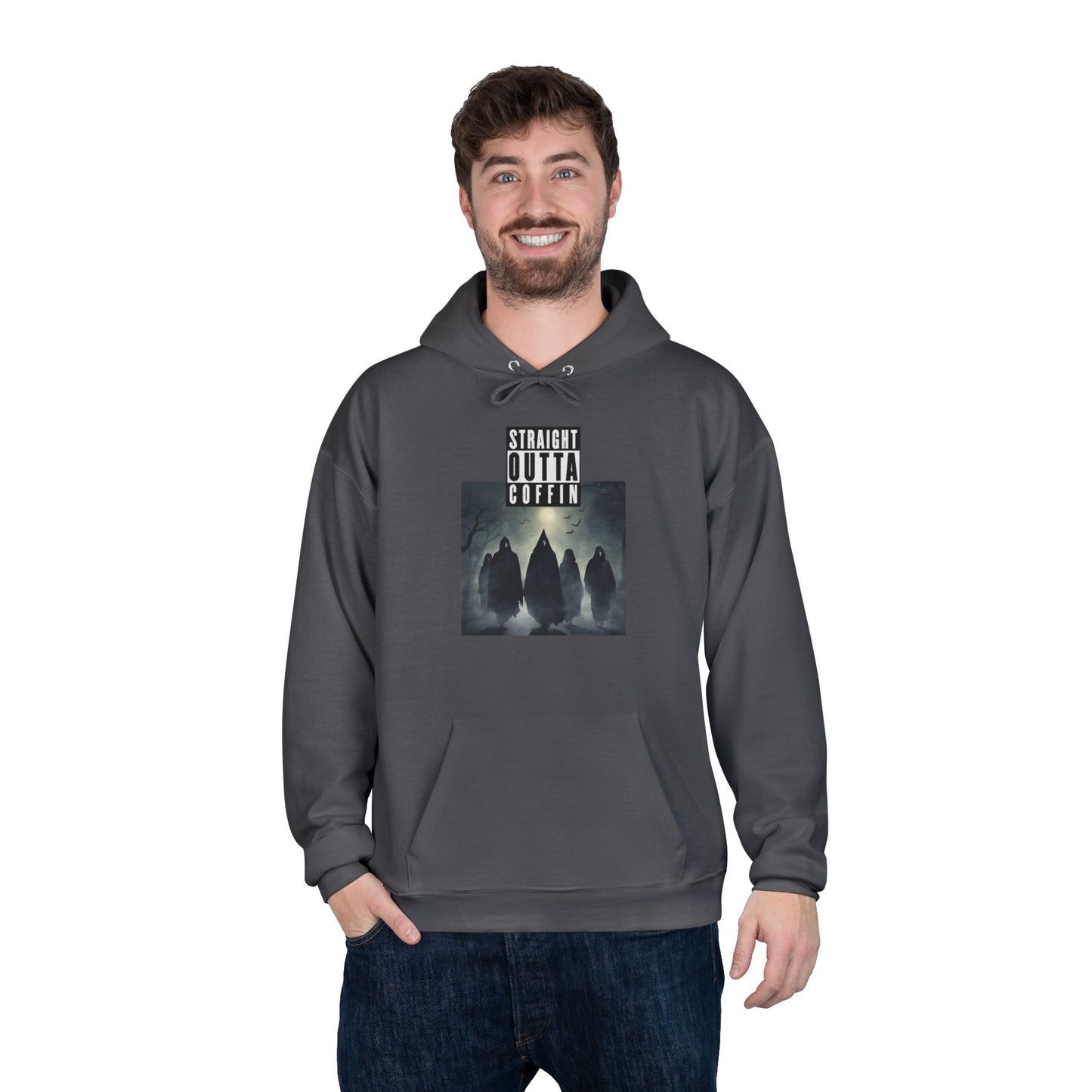 Straight Outta Coffin Unisex EcoSmart® Pullover Hoodie Sweatshirt