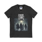 Strait Outta Coffin Unisex Jersey Short Sleeve V-Neck Tee
