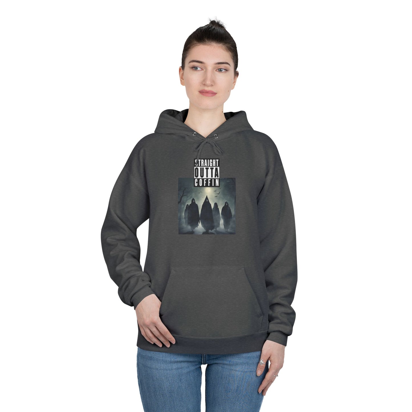 Straight Outta Coffin Unisex EcoSmart® Pullover Hoodie Sweatshirt