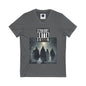 Strait Outta Coffin Unisex Jersey Short Sleeve V-Neck Tee